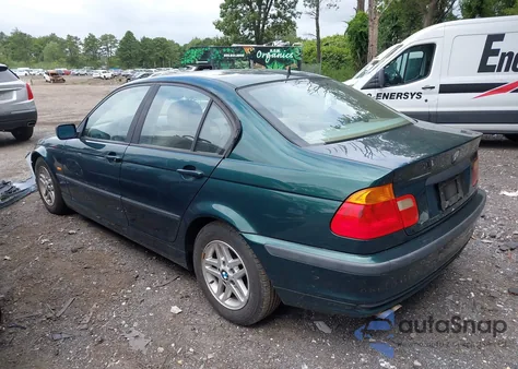 2000 BMW 323I из США, поврежденный, VIN WBAAM3346YFP70847